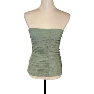 City Studio Strapless Top Small Green